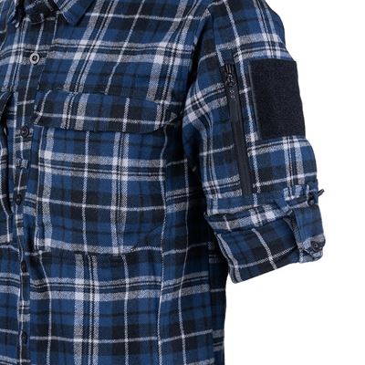 Camicia in flanella CONTRACTOR a quadri BLU Task Force 2215 135505BG 11
