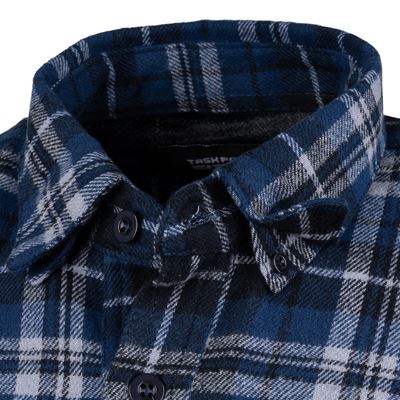 Camicia in flanella CONTRACTOR a quadri BLU Task Force 2215 135505BG 10