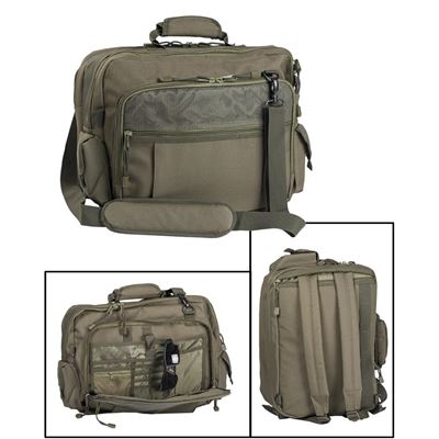 Borsa AVIATOR per documenti o laptop VERDE