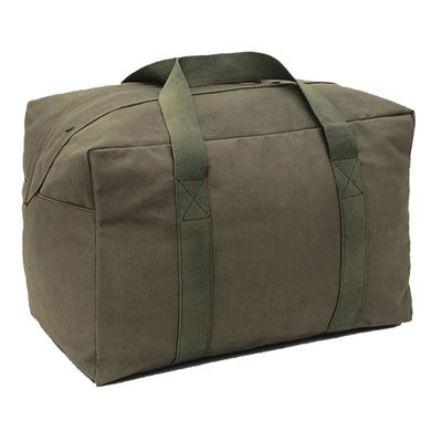 Borsa PILOT in cotone grande VERDE