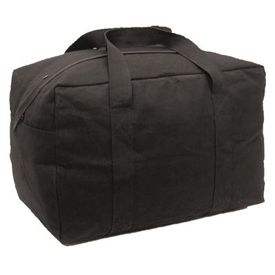 Borsa PILOT in cotone grande NERA