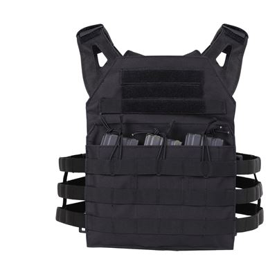 Gilet MOLLE porta piastre leggero NERO taglia oversize