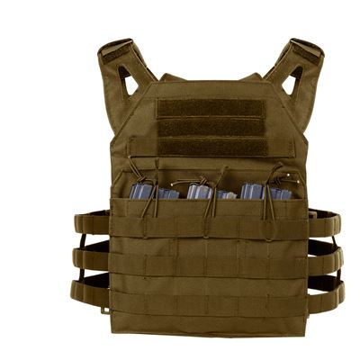 Gilet MOLLE porta piastre leggero COYOTE BROWN taglia extra large