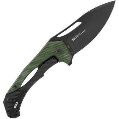 Coltello pieghevole BULWARK FL lama liscia VERDE SOG 14-24-02-57 3