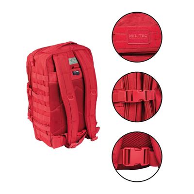 Zaino ASSAULT II grande ROSSO MIL-TEC® 14002210 2