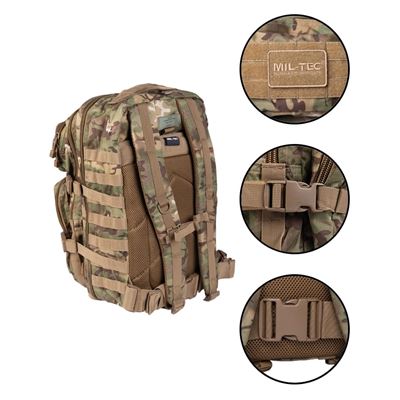 Zaino ASSAULT II grande ARID WOODLAND® MIL-TEC® 14002256 2