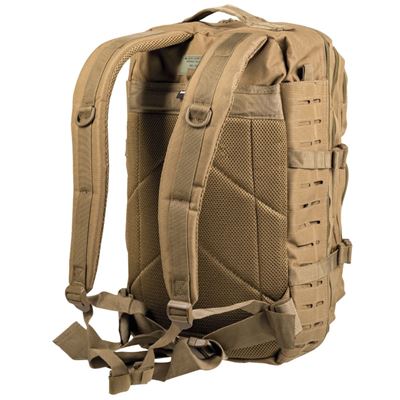 Zaino ASSAULT II LASER CUT grande COYOTE MIL-TEC® 14002705 2
