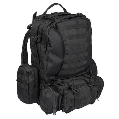 Zaino DEFENSE MODULAR con marsupio NERO