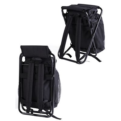 Zaino con sedia 20 l NERO MIL-TEC® 14059002 2