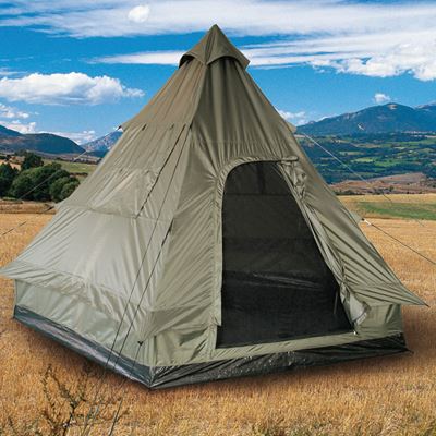 Tenda "TIPI" piramidale per 4 persone VERDE