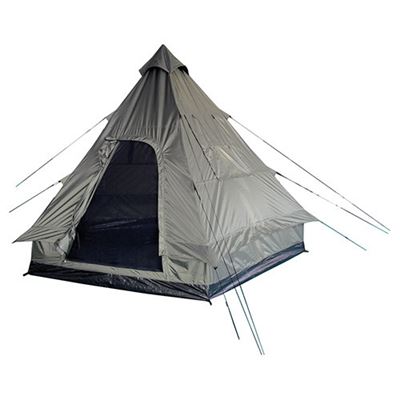 Tenda "TIPI" piramidale per 4 persone VERDE MIL-TEC® 14227000 2