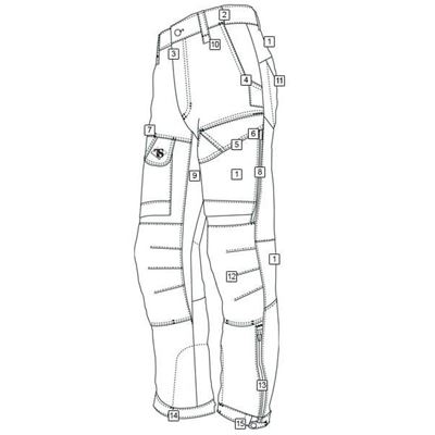 Pantaloni 24-7 XPEDITION MULTICAM®/COYOTE TRU-SPEC 14380 3
