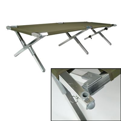 Sdraio US GEN.II pieghevole con telaio in alluminio VERDE