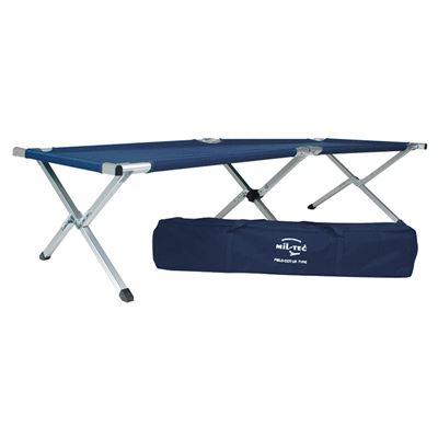 Sdraio pieghevole US con telaio in alluminio nella confezione BLU