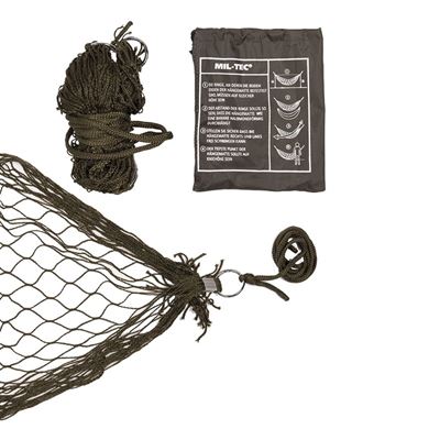 Rete dondolo MINI con fodera VERDE MIL-TEC® 14443000 2