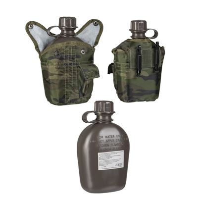 Bottiglia da campo US IMPORT 1 l con confezione WOODLAND MIL-TEC® 14505020 2