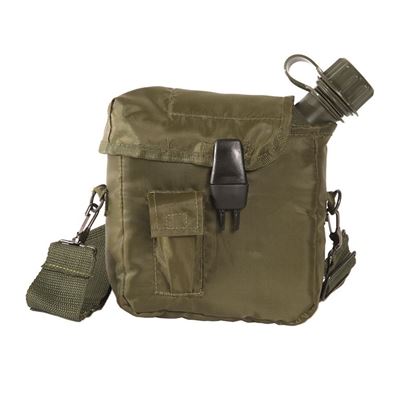 Bottiglia da campo US 2L con involucro VERDE