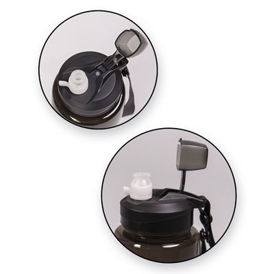 Borraccia in plastica da 0,6 l FUMÉ TRASPARENTE MIL-TEC® 14519702 2