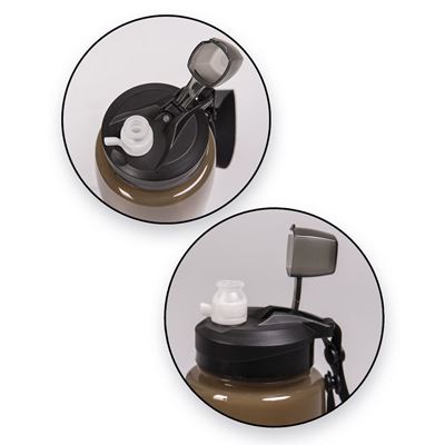 Borraccia in plastica da 0,6 l COYOTE TRASPARENTE MIL-TEC® 14519705 2