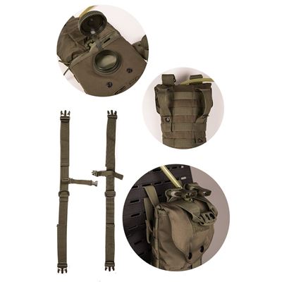 Zaino idratante "hydraťák" LASER capacità 2,5 L VERDE MIL-TEC® 14543001 3