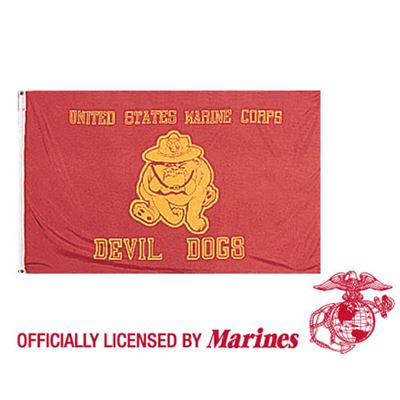Bandiera USMC DEVIL DOGS ROSSA