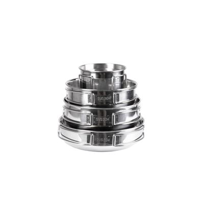 Set di stoviglie da campeggio in acciaio inossidabile 5 pezzi MIL-TEC® 14648200 2