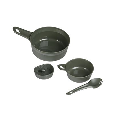 Stoviglie WILDO® ADVENTURER set da 4 pezzi VERDI