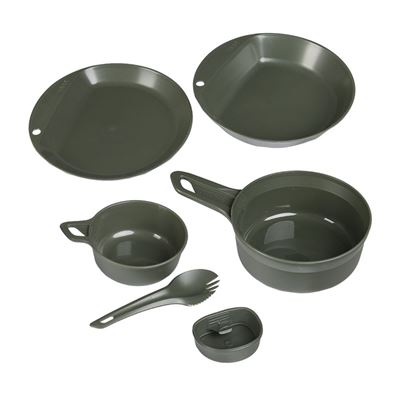 Stoviglie WILDO® EXPLORER set da 6 pezzi VERDI