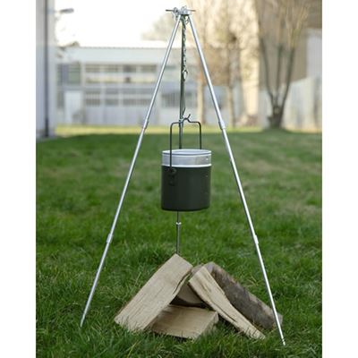 Treppiede con catena per pentola con barre avvitabili MIL-TEC® 14694000 2