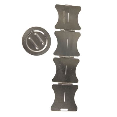 Fornello piccolo in ACCIAIO INOX pieghevole MIL-TEC® 14918000 2