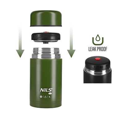 Thermos per cibo 1000 ml VERDE NILS Camp 15-02-105 6