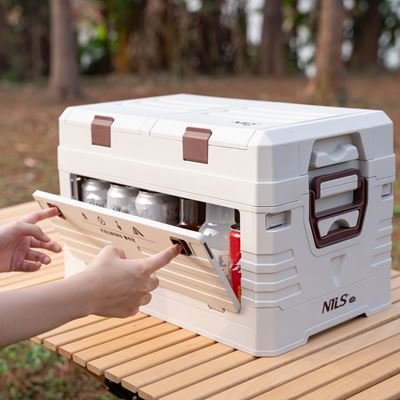 Cassa pieghevole con coperchio 42 L SAND NILS Camp 15-03-602 14