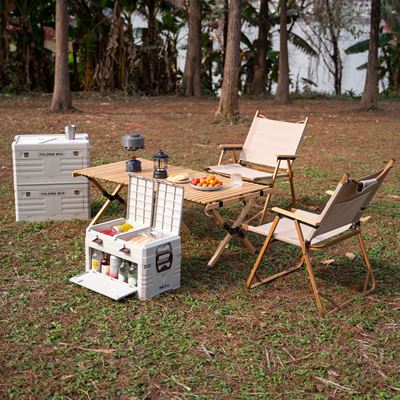 Cassa pieghevole con coperchio 42 L SAND NILS Camp 15-03-602 13