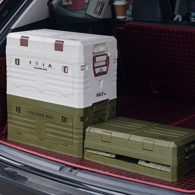 Cassa pieghevole con coperchio 42 L VERDE NILS Camp 15-03-603 11
