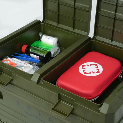 Cassa pieghevole con coperchio 42 L VERDE NILS Camp 15-03-603 10