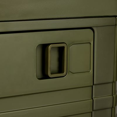 Cassa pieghevole con coperchio e piano in legno 32 L VERDE NILS Camp 15-03-610 9