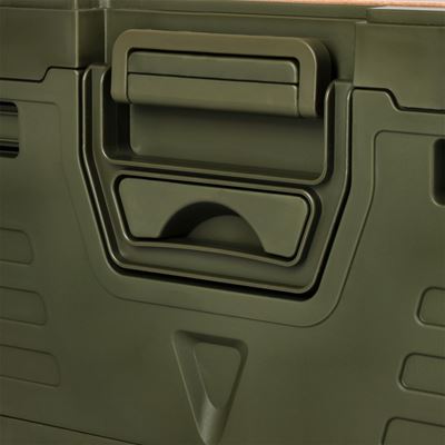 Cassa pieghevole con coperchio e piano in legno 32 L VERDE NILS Camp 15-03-610 6
