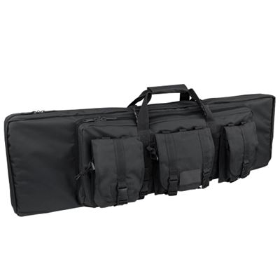 Borsa per fucile 105 cm con 3 tasche e cinghie NERA
