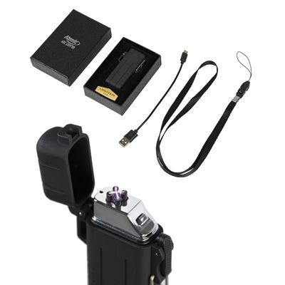 Accendino elettronico ricaricabile TRÖBER® ATOMIC X-ARC NERO  15210000 2