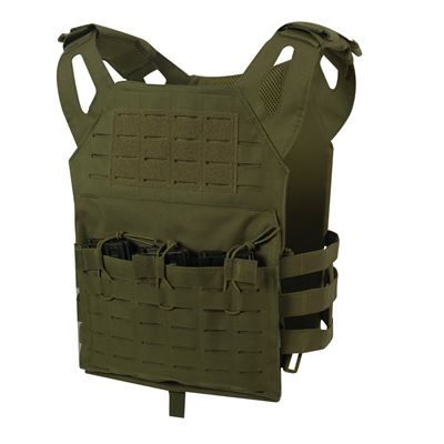 Gilet LASER CUT MOLLE portapiastre leggero VERDE ROTHCO 15290 4