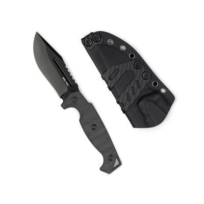 Coltello da combattimento G10 RIDGE con fodero in KYDEX® NERO