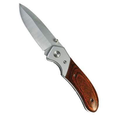 Coltello pieghevole MANICO IN LEGNO