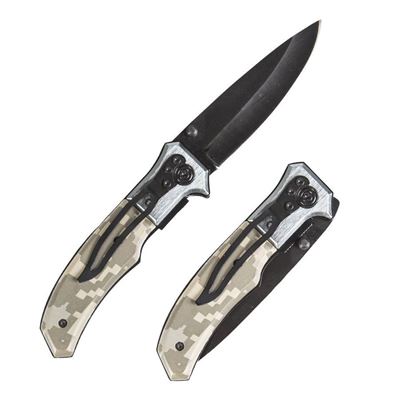 Coltello pieghevole LAMA NERA ACU DIGITAL MIL-TEC® 15317070 2