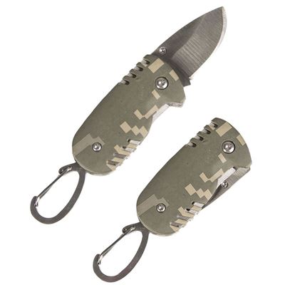 Coltello pieghevole piccolo con moschettone ACU DIGITAL MIL-TEC® 15318900 2