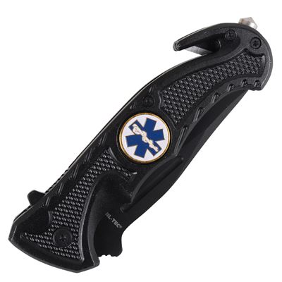 Coltello pieghevole con clip e taglierina RESCUE EMS MIL-TEC® 15323000 3