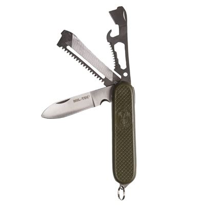Coltello tascabile a serramanico SPAGNOLO militare VERDE