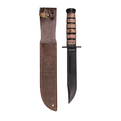 Coltello da combattimento USMC con fodero in pelle