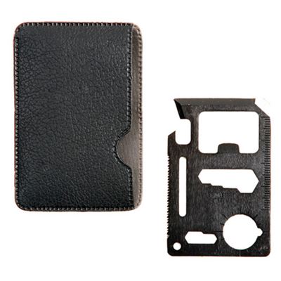 Scheda multifunzione ACCIAIO 10 utensili NERO