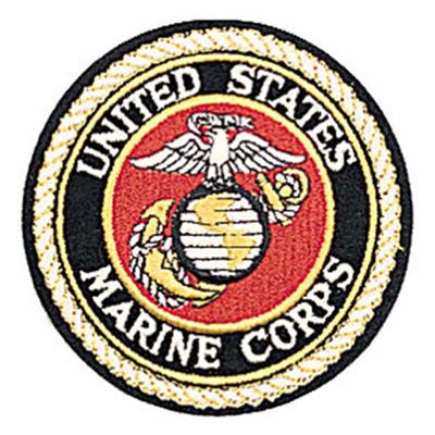 Toppa DELUXE rotonda U.S.M.C. 10 cm