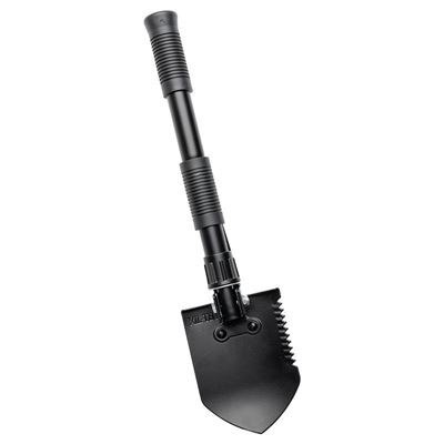 Paletta MINI pieghevole con piccone nella custodia NERO